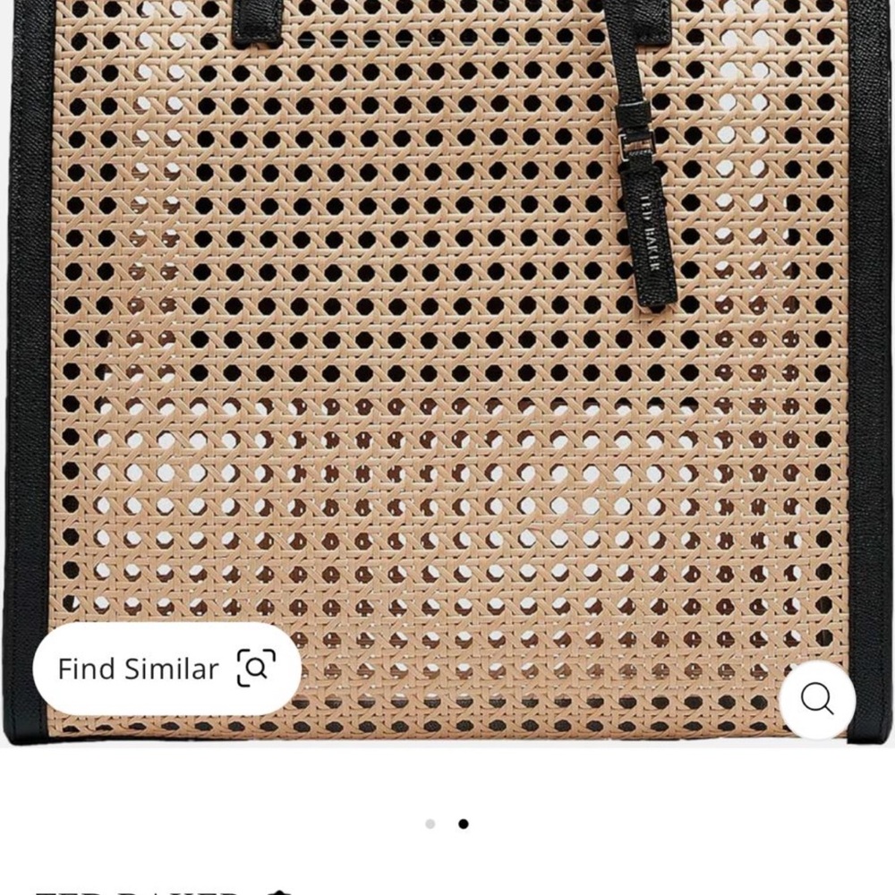 Tan and Black Bag Ted baker